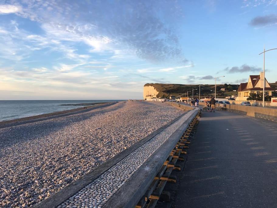 Albatros Studio A Moins De 50 Metres De La Plage, Vue Degagee Sur La Vallee Lägenhet Veulettes-sur-Mer Exteriör bild